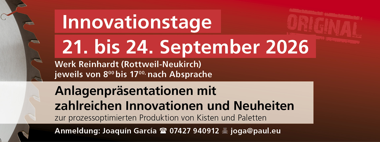 Innovationstage – Zukunft erleben!